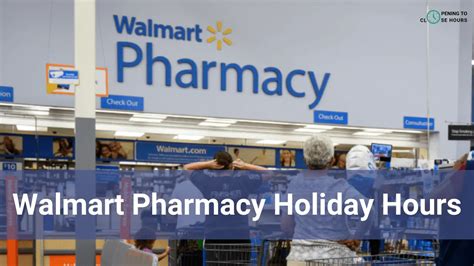 hours for walmart pharmacy on saturday|walmart pharmacy hours weekend.